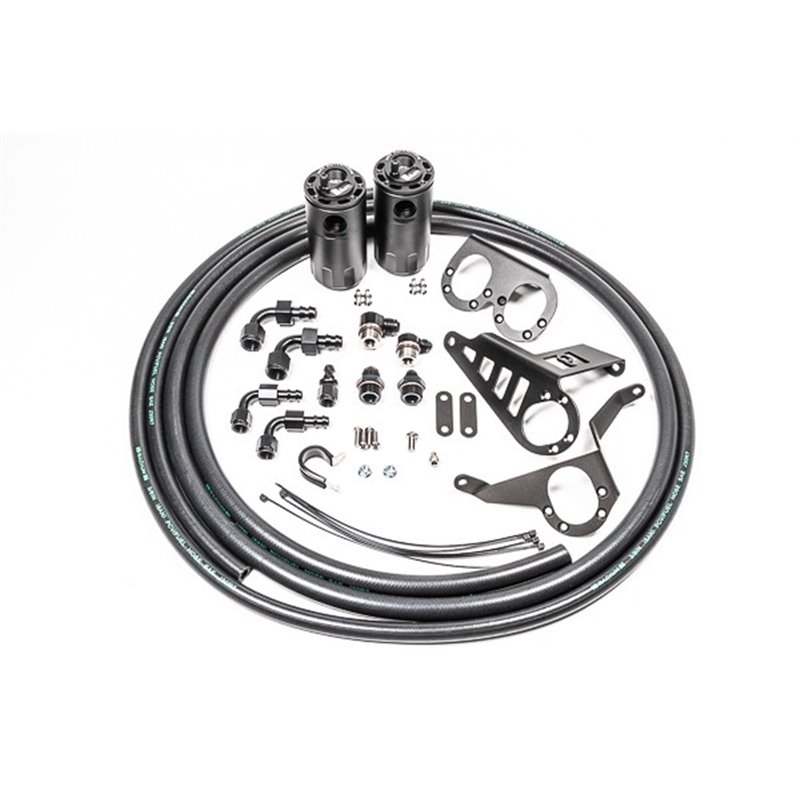 Radium | 20-0387-FL CATCH CAN KIT Radium Oil Catch Can