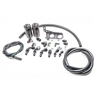 Radium | 20-0859-FL CATCH CAN KIT Radium Oil Catch Can