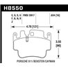 Hawk Performance | DTC-70 Disc Brake Pad - 911 / Boxster / Cayman 2001-2007