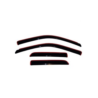 AVS | Déflecteur In-Channel 4pcs Fumé Honda Passport 19-24