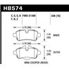 Hawk Performance | HP Plus Disc Brake Pad - Cooper / Cooper Countryman / Cooper Paceman 2008-2015