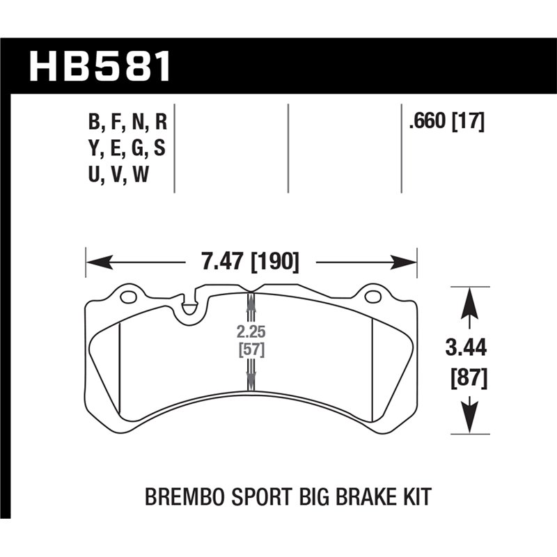 Hawk Performance | HPS 5.0 Disc Brake Pad - S60 Polestar 2.0L 2018-2018
