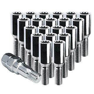 Ceco | (20)TUNER BOLT 12X1.50 60mm Length Int. Gear Head Tall CHR