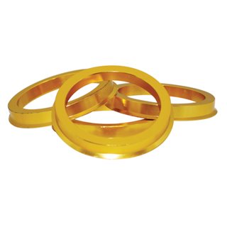 Ceco | (4) Bague De Centrage En Aluminium 74/67.10mm Small Chamfer