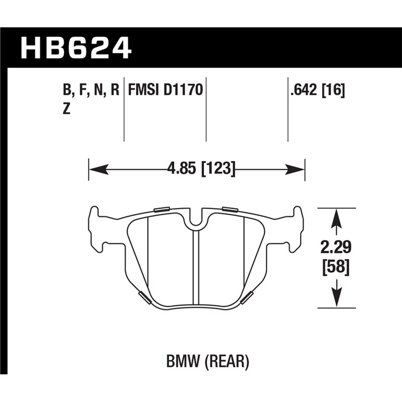 Hawk Performance | HP Plus Disc Brake Pad - BMW 3.0L / 2.0T 2008-2015