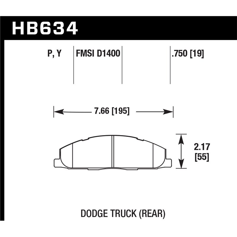 Hawk Performance | LTS Disc Brake Pad - Ram 2500 / 3500 2009-2018