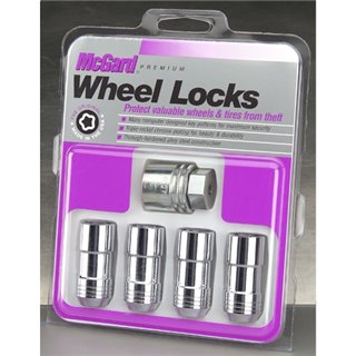 McGard | (4)Chrome Lock Set 9/16'' Length 1.765 22mm Hex McGard Lug Nuts & Locks