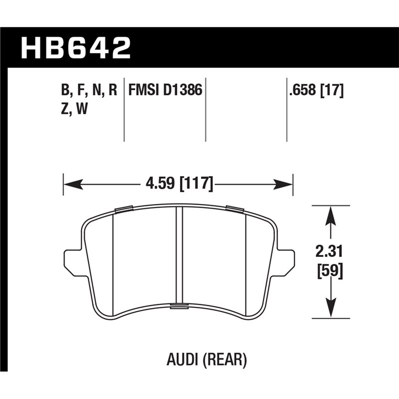 Hawk Performance | Performance Ceramic Disc Brake Pad - Audi 2008-2017