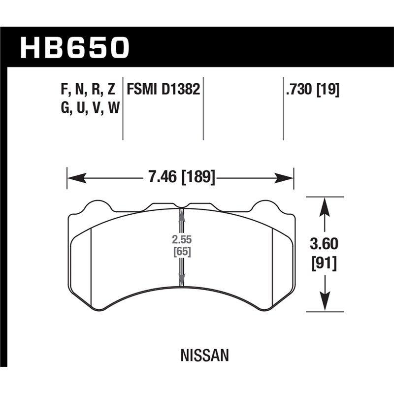 Hawk Performance | HP Plus Disc Brake Pad - GT-R 3.8T 2009-2018