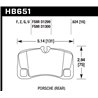 Hawk Performance | Performance Ceramic Disc Brake Pad - 911 3.6T / 3.8L 2007-2013