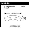 Hawk Performance | HPS 5.0 Disc Brake Pad - Corvette 6.2L / 7.0L 2006-2013