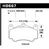 Hawk Performance | HPS Disc Brake Pad - 911 3.4L / 3.6L / 3.8L 1999-2012