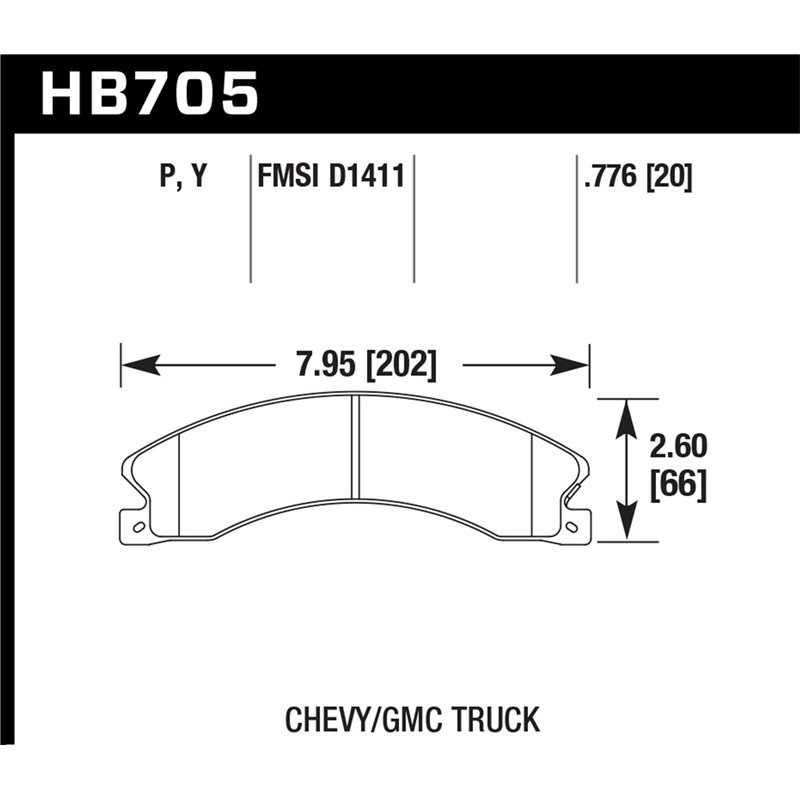Hawk Performance | SuperDuty Disc Brake Pad - Chevrolet / GMC / Nissan 2008-2019