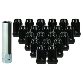 West Coat Wheel Accessories | (20) Noix 6 Spline 12x1.5 35mm Noir