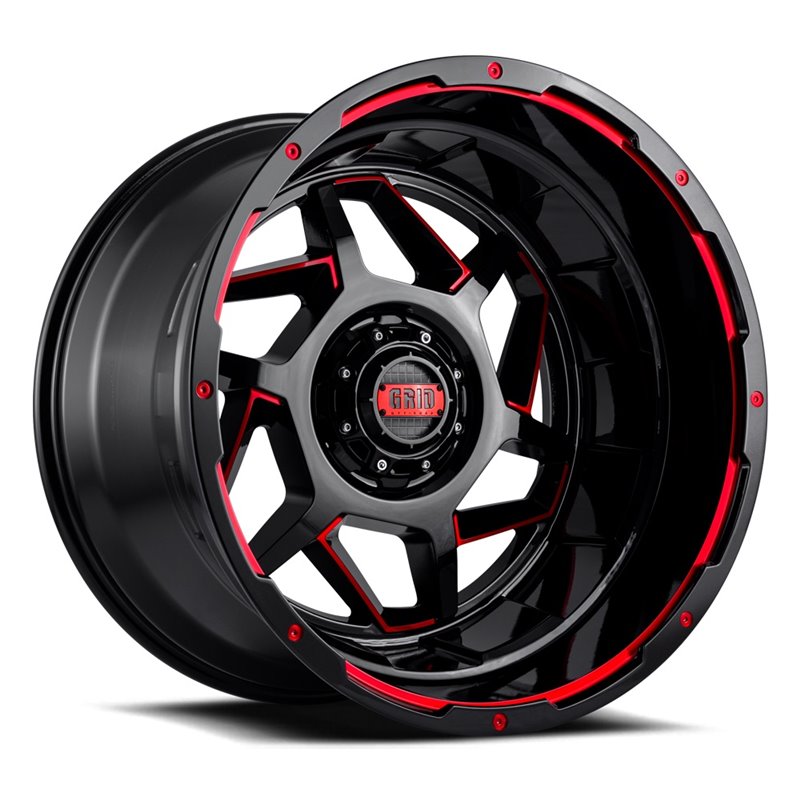 GRID Off-Road | GD14 ET15 - Black With Red Accents