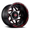 GRID Off-Road | GD14 ET15 - Black With Red Accents