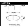 Hawk Performance | HPS 5.0 Disc Brake Pad - RX350 / RX450h / Highlander / Sienna 3.5L / 2.7L 2010-2019