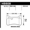 Hawk Performance | HPS 5.0 Disc Brake Pad - Mercedes-Benz 6.2L / 5.5T 2010-2018