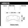 Hawk Performance | HPS 5.0 Disc Brake Pad - Cayenne 3.6L / 3.0L / 4.8L 2011-2013