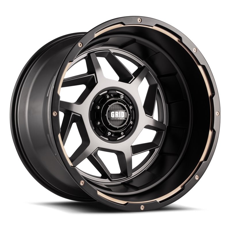 GRID Off-Road | GD14 ET15 - Anthracite With Black Lip
