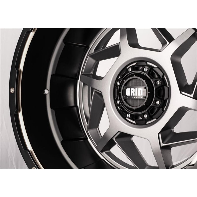 GRID Off-Road | GD14 ET15 - Anthracite With Black Lip