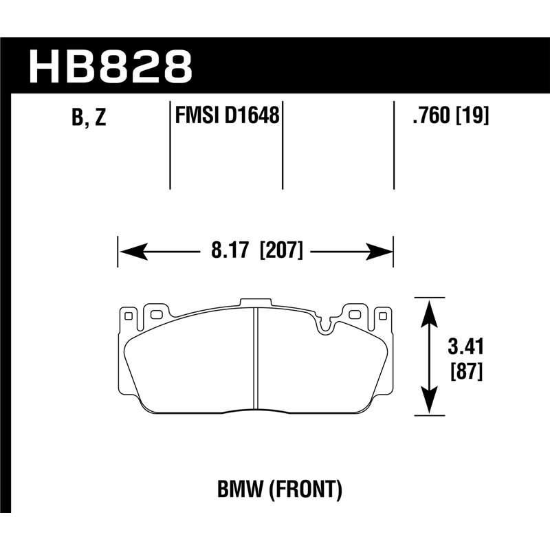 Hawk Performance | HPS 5.0 Disc Brake Pad - BMW 3.0T / 4.4T 2013-2019