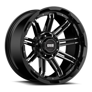 GRID Off-Road | GD18 ET15 - Black With Natural Lip