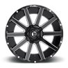 Fuel Off-Road | Contra D615 Gloss Black / Milled