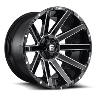 Fuel Off-Road | Contra D616 Matte Black / Milled