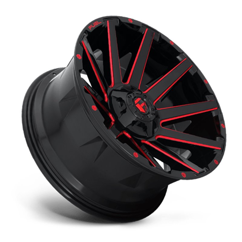 Fuel Off-Road | Contra D643 Gloss Red / Milled