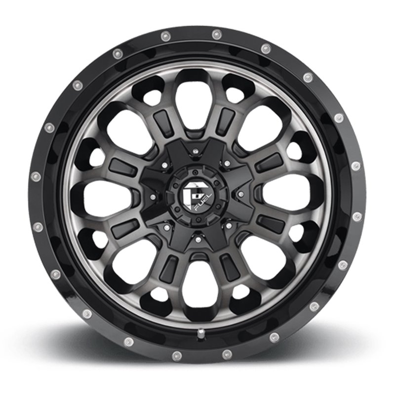 Fuel Off-Road | Crush D561 Gloss Black / Double Dark Tint-Machined Face