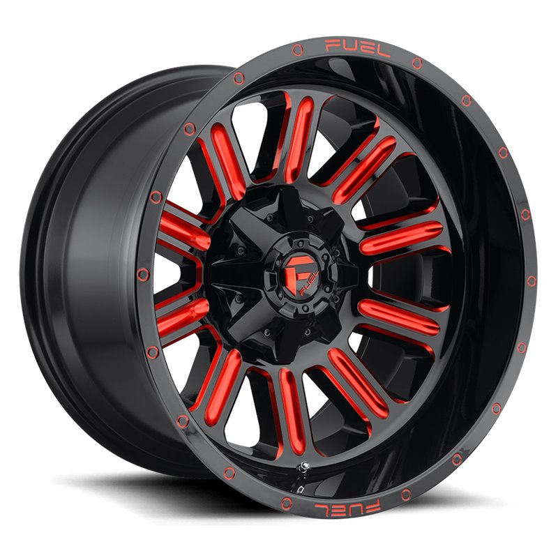 Fuel Off-Road | Hardline D621 Gloss Black / Candy Red