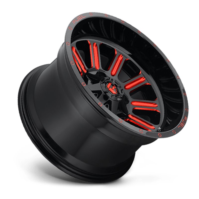 Fuel Off-Road | Hardline D621 Gloss Black / Candy Red