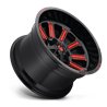 Fuel Off-Road | Hardline D621 Gloss Black / Candy Red