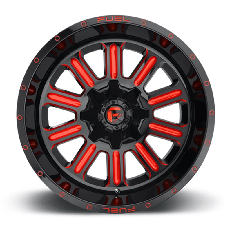 Fuel Off-Road | Hardline D621 Gloss Black / Candy Red