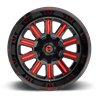 Fuel Off-Road | Hardline D621 Gloss Black / Candy Red