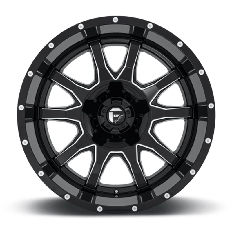 Fuel Off-Road | Vandal D627 Gloss Black / Milled