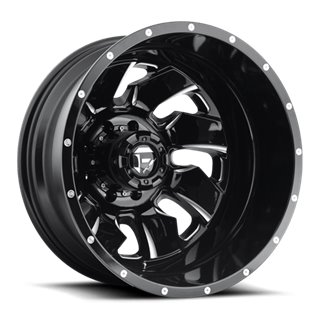 Fuel Off-Road | Cleaver Dually D574 Gloss Black / Milled