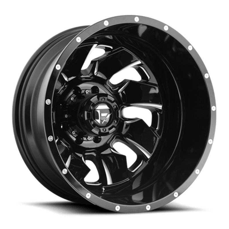 Fuel Off-Road | Cleaver Dually D574 Gloss Black / Milled