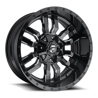 Fuel Off-Road | Sledge D595 Gloss Black / Milled