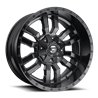 Fuel Off-Road | Sledge D596 Matte Black / Gloss Black Lip