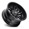 Fuel Off-Road | Sledge D596 Matte Black / Gloss Black Lip