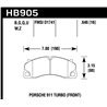 Hawk Performance | Performance Ceramic Disc Brake Pad - 911 3.0T / 3.8T / 4.0L 2014-2019 Hawk Performance Brake Pads
