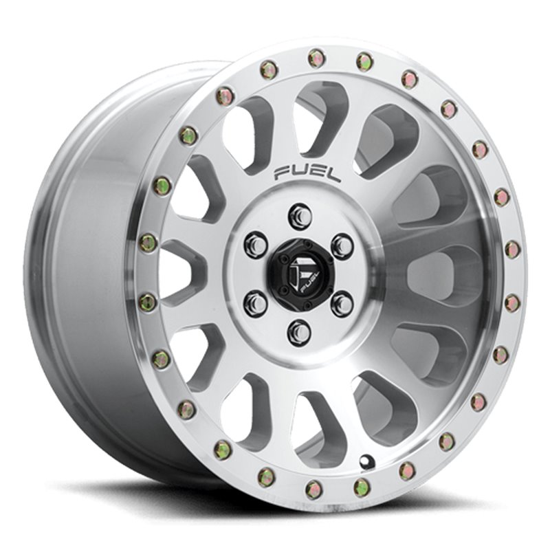 Fuel Off-Road | Vector D647 Machined Diamond Cut / Clear Coat