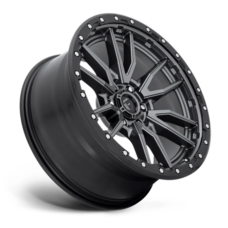 Fuel Off-Road | Rebel D680 Matte Gunmetal / Black Bead Ring