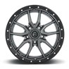 Fuel Off-Road | Rebel D680 Matte Gunmetal / Black Bead Ring