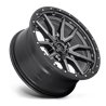 Fuel Off-Road | Rebel D680 Matte Gunmetal / Black Bead Ring