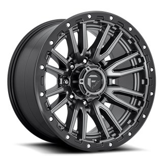 Fuel Off-Road | Rebel D680 Matte Gunmetal / Black Bead Ring
