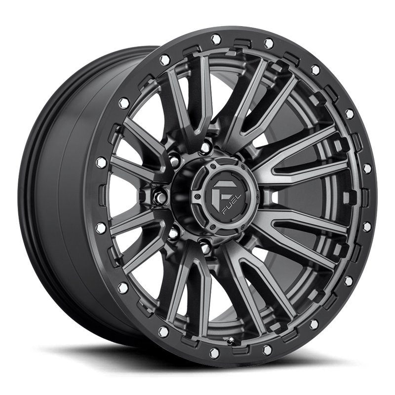 Fuel Off-Road | Rebel D680 Matte Gunmetal / Black Bead Ring