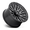 Fuel Off-Road | Rebel D680 Matte Gunmetal / Black Bead Ring